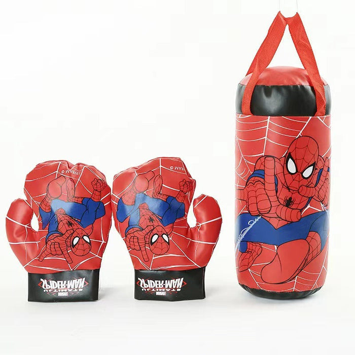 Complete kinder bokshandschoenen set met bokszak voor jongens en meisjes, ideaal sport speelgoed.