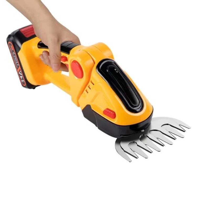 Veelzijdige draadloze 2-in-1 tool voor hagen en takken. Essentieel elektrisch tuingereedschap voor gemak.