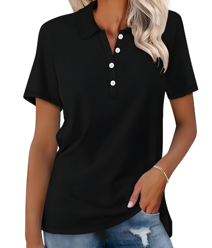 Getailleerd Dames Poloshirt Nova. Veelzijdig en comfortabel, ideaal voor lente, zomer & elke stijl.