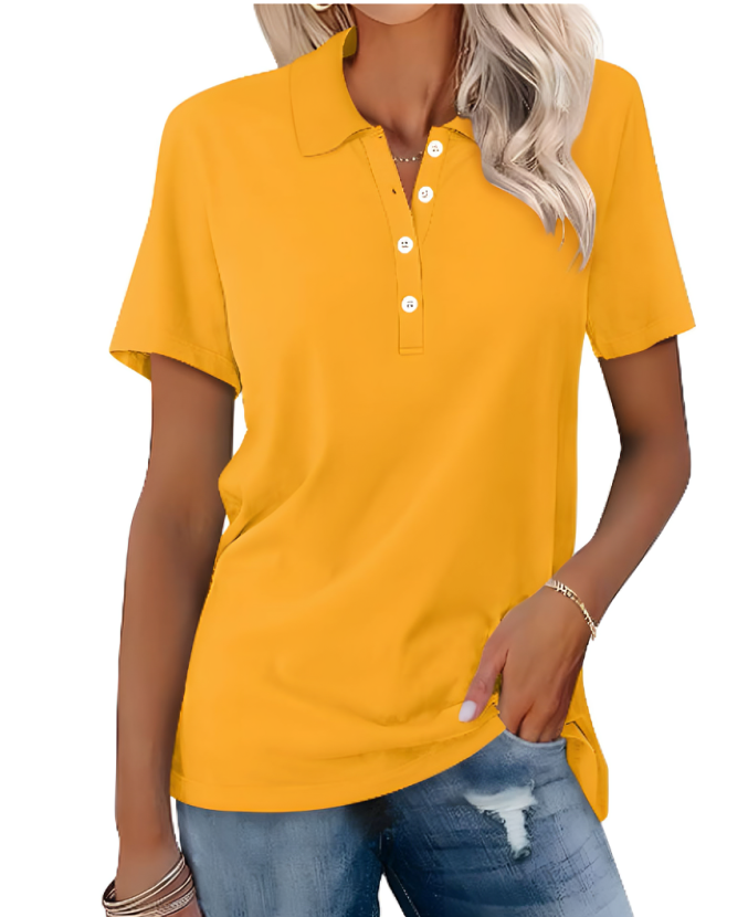 Sportief Dames Poloshirt Nova. Comfortabele top voor actieve dagen; ook perfect voor casual gebruik.