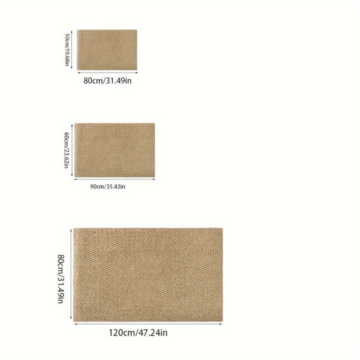 Ecologische absorberende deurmat, duurzaam en antislip; ideaal voor een nette hal.