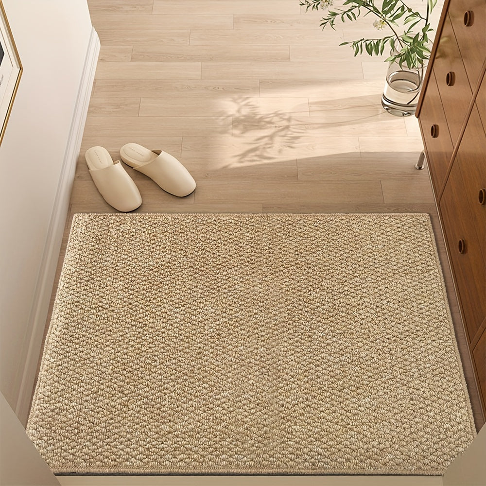 Sterk absorberende binnenmat, duurzaam en ideaal voor natte schoenen; antislip onderzijde.