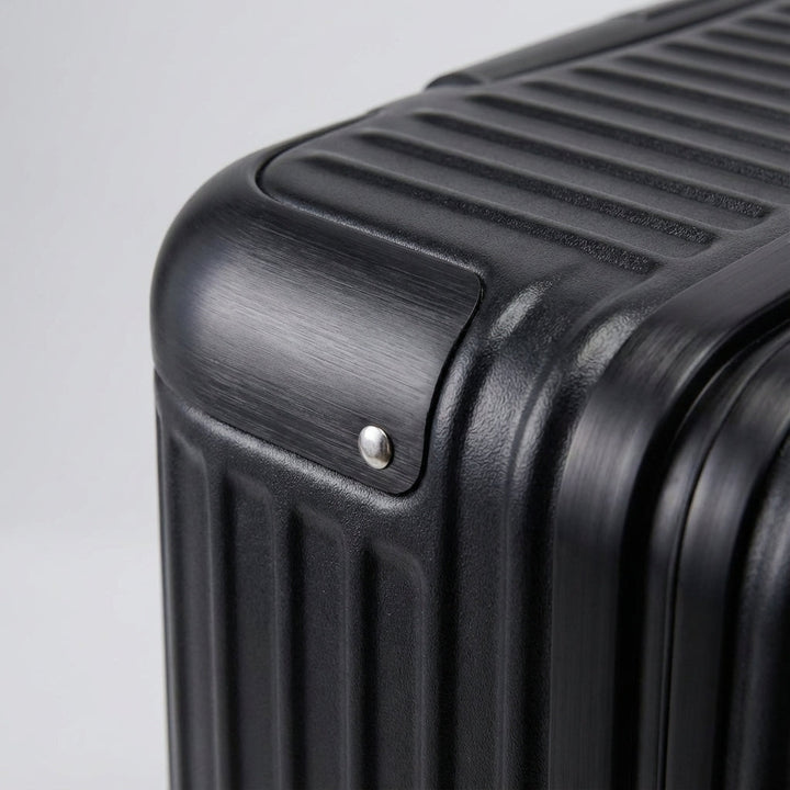Moderne en duurzame reiskoffer, ABS PC met aluminium frame, krasbestendig, geschikt als handbagage.