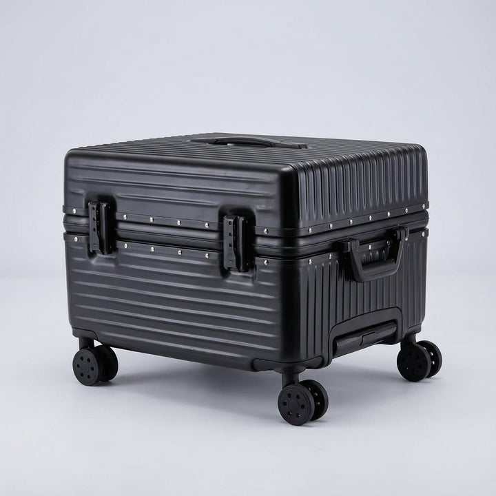 Carrycore ABS PC koffer met aluminium frame, stevige reisbagage en handbagage met soepele wielen en TSA slot.