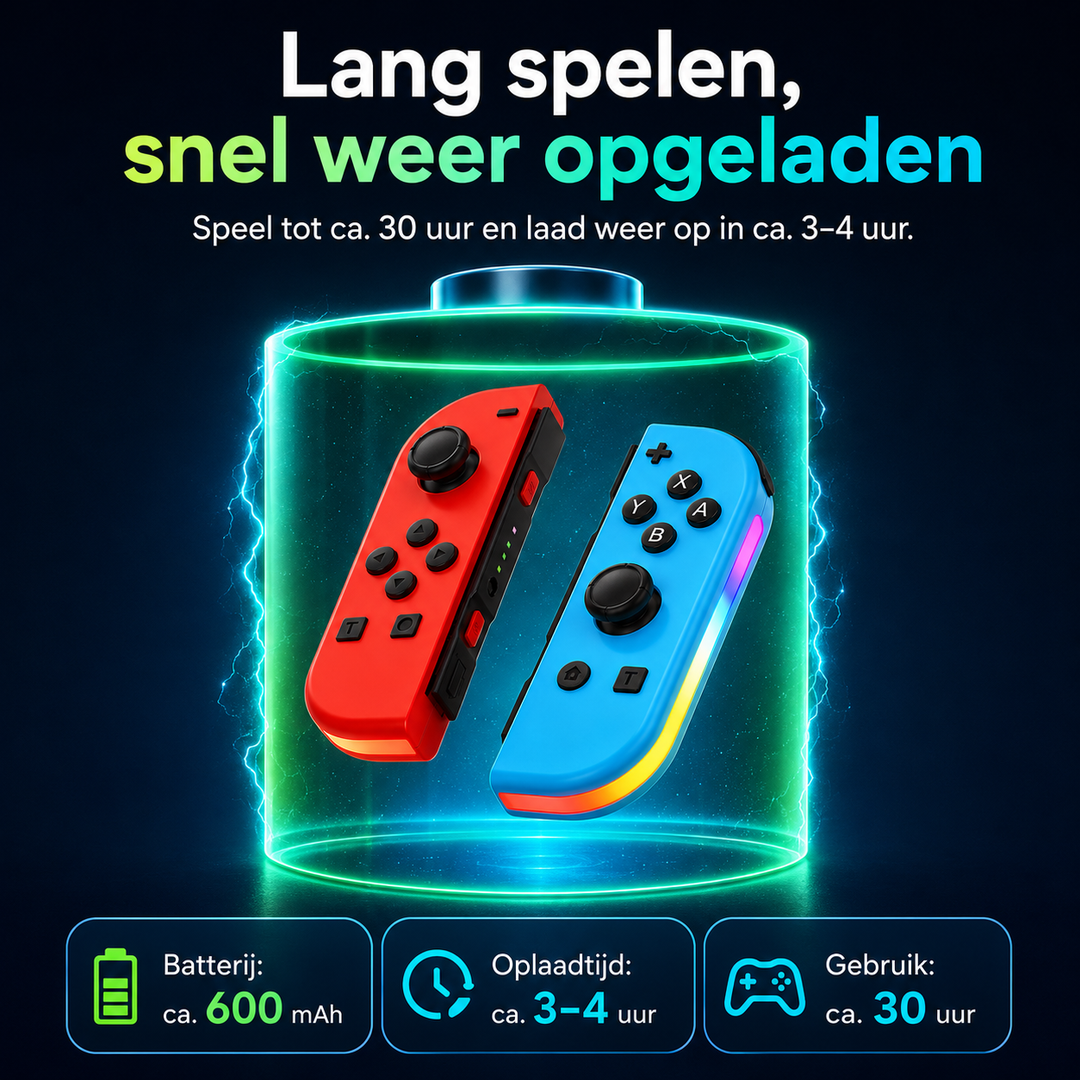 Bluetooth gamepad met sfeervolle led verlichting voor console gaming