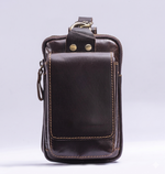 Coffee oil-waxed leather