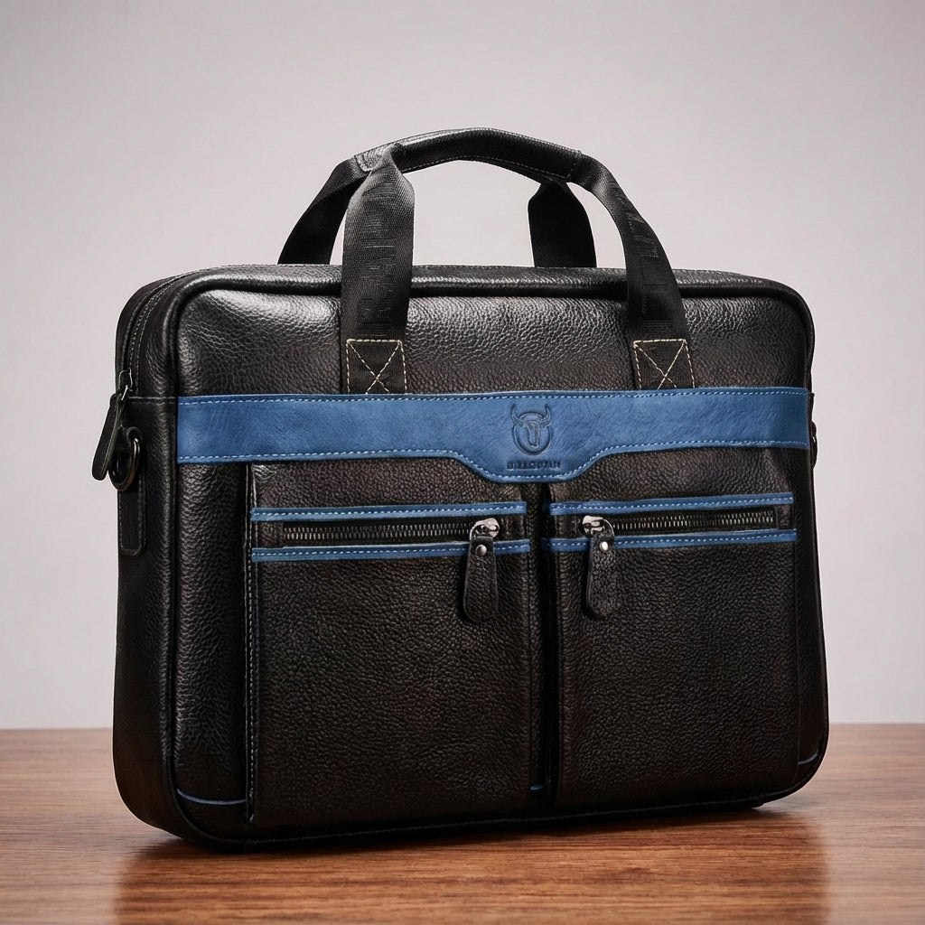 Comfortabele UrbanSling leren schoudertas, ideaal als werktas of reisaccessoire. Duurzaam en praktisch.