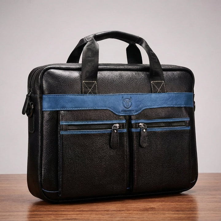 Comfortabele UrbanSling leren schoudertas, ideaal als werktas of reisaccessoire. Duurzaam en praktisch.