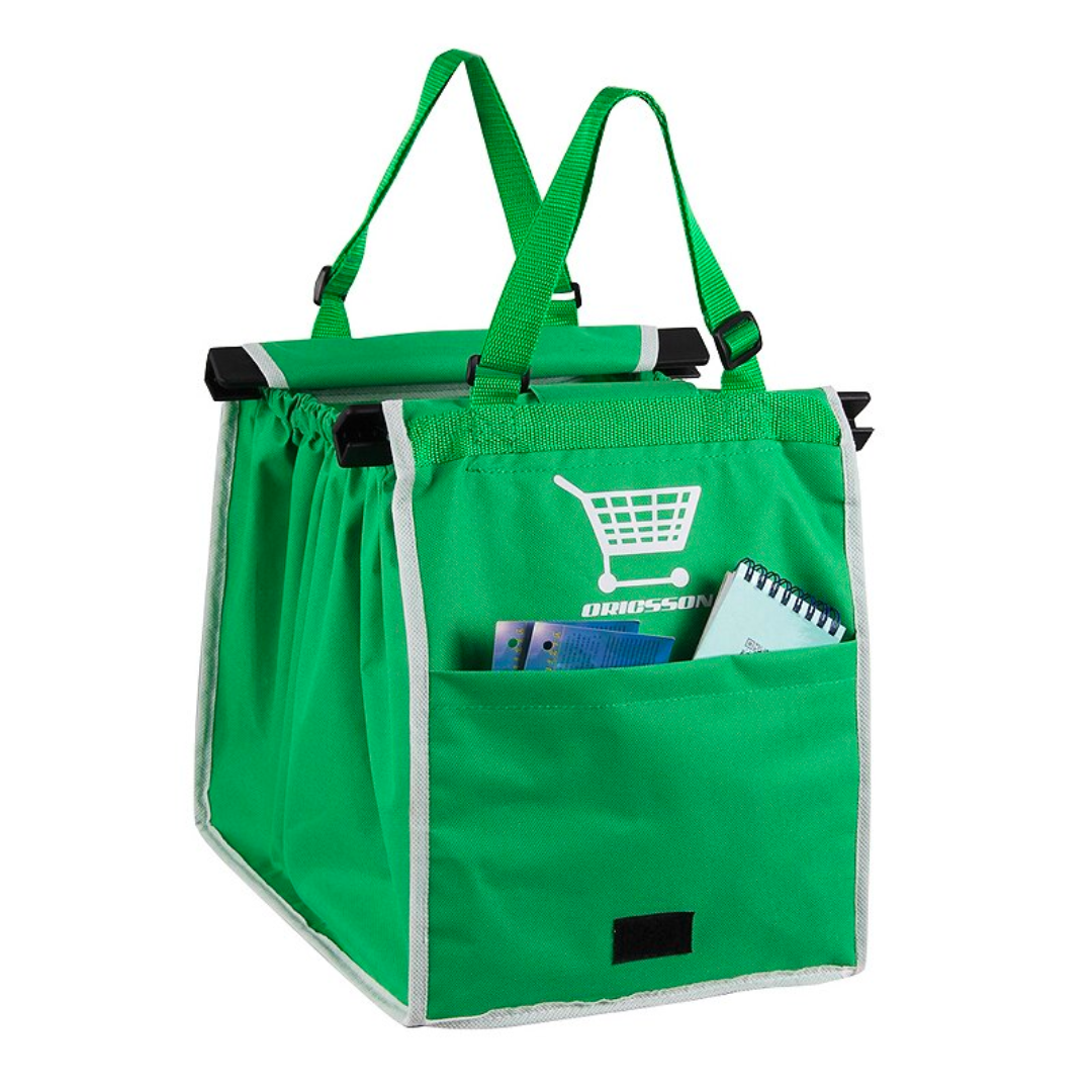 EcoCarry herbruikbare boodschappentas, opvouwbaar en milieuvriendelijk voor supermarkt en dagelijkse boodschappen.
