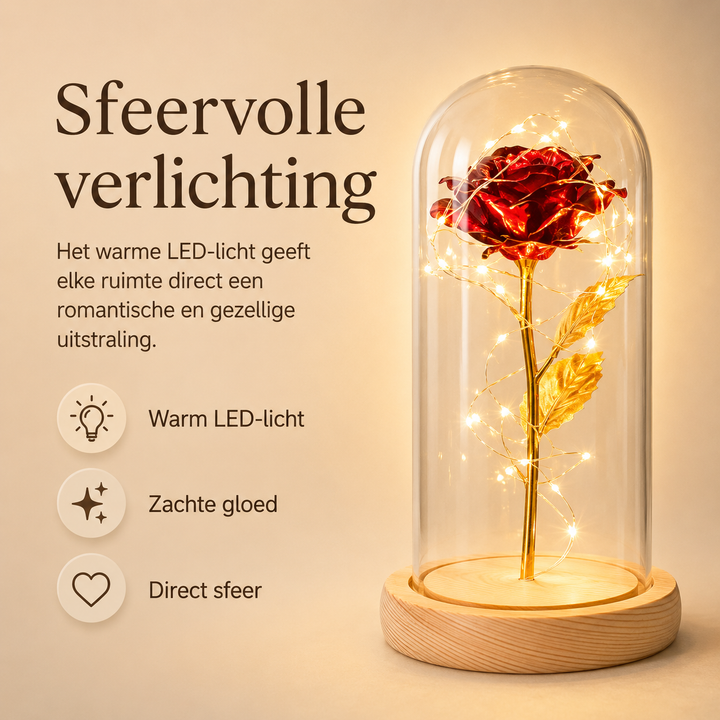 Sfeervolle verlichting in een donkere kamer