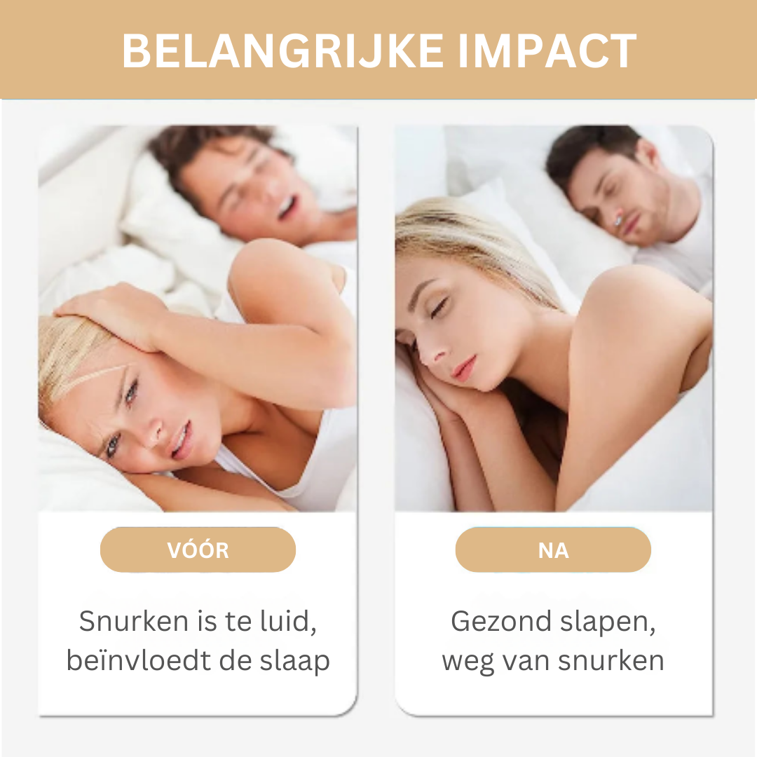 Herbruikbare en reisvriendelijke snurkstopper neusdilatator, ideaal voor een ongestoorde slaap thuis of onderweg.