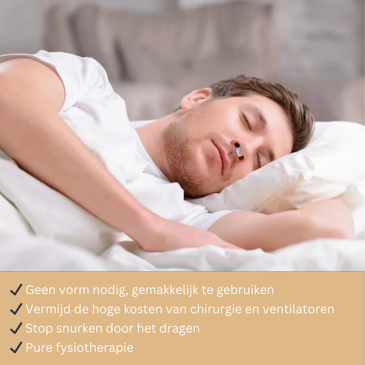 Snurkstopper neusdilatator om snurken te verminderen, verbetert de ademhaling en bevordert diepe slaap.