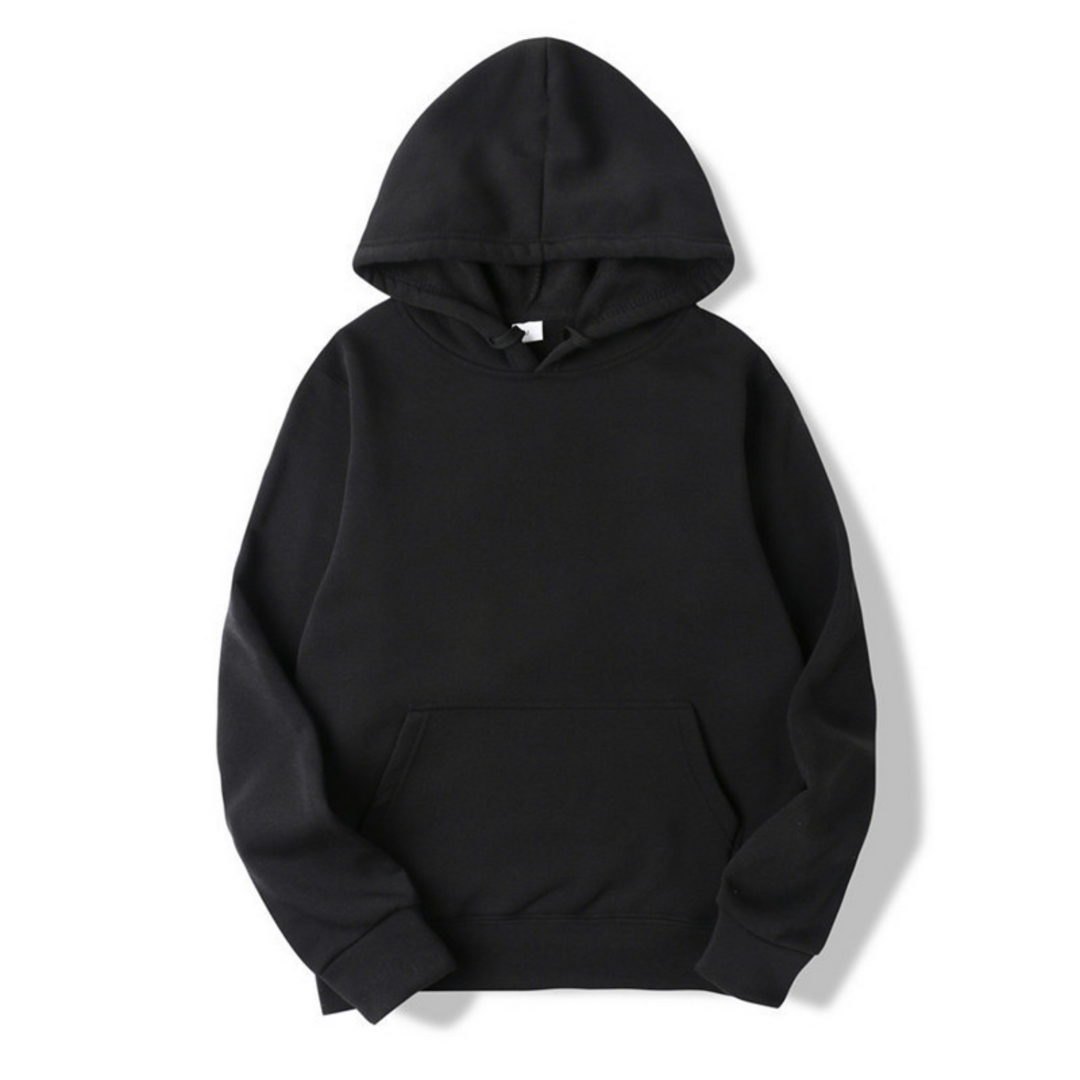 Veelzijdige herenhoodie met praktische buidelzak en verstelbare capuchon. Comfortabele casual kleding voor heren.