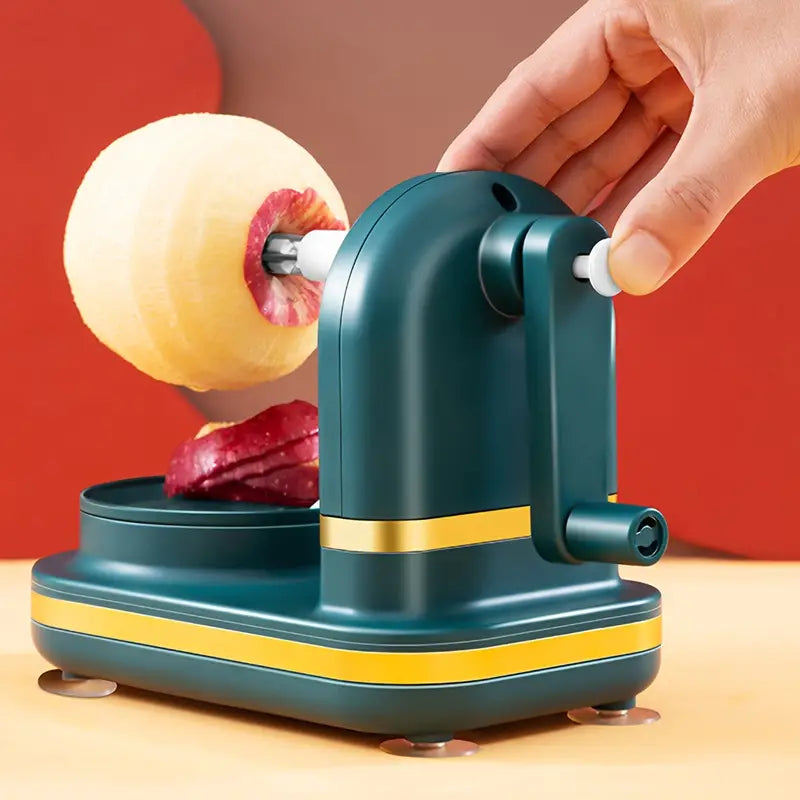 Slimme fruitschiller die snijden vergemakkelijkt. Bespaar tijd met deze handige keukenhulp.