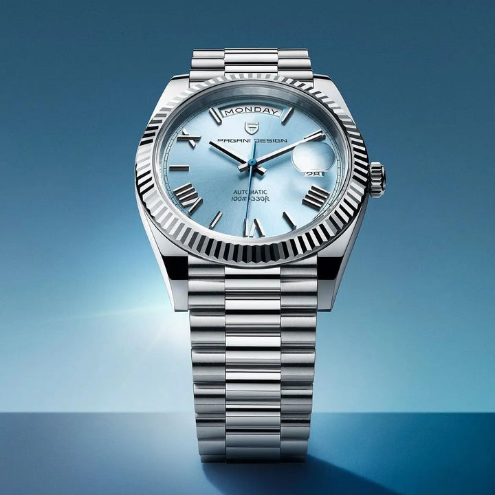 Waterdicht Automatisch Herenhorloge Dominus: Betrouwbaar edelstalen polshorloge voor dagelijks gebruik en avontuur.