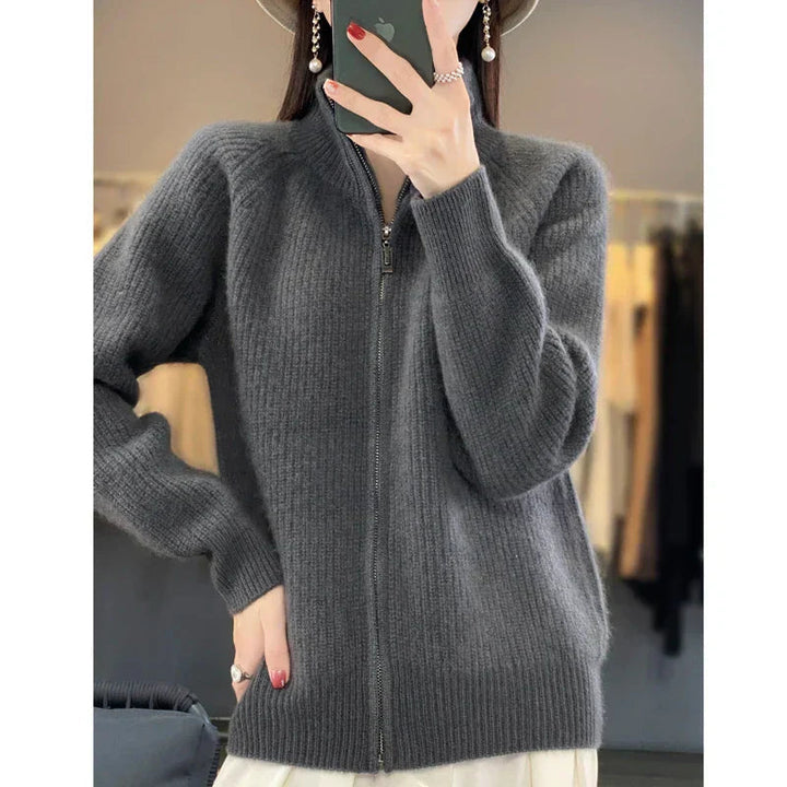 Damesvest cardigan, elegant en comfortabel, warm en modieus, perfecte nieuwe collectie voor vrouwen.