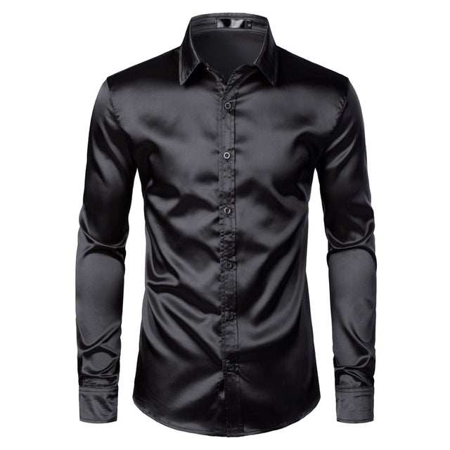 Stijlvol lichtgewicht heren overhemd, perfect voor een casual look of een feestelijke outfit.