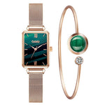 Goud/Groen + Armband