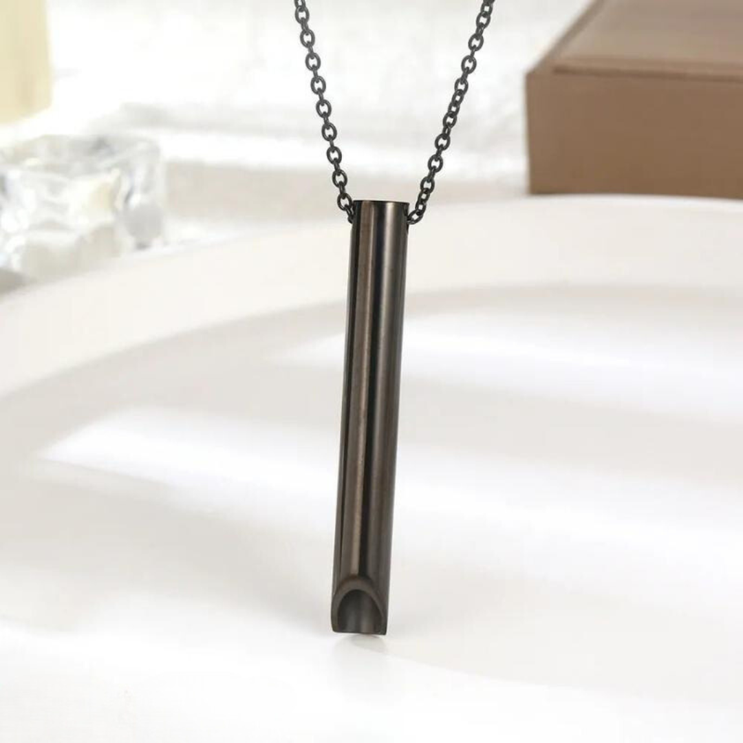Elegante ademketting, een hulpmiddel voor stoppen met roken dat kalme ademhaling en ontspanning bevordert.