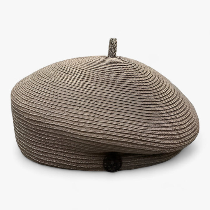 Elegante dames fedora strohoed, perfect voor zomerse dagen en modieuze outfits.