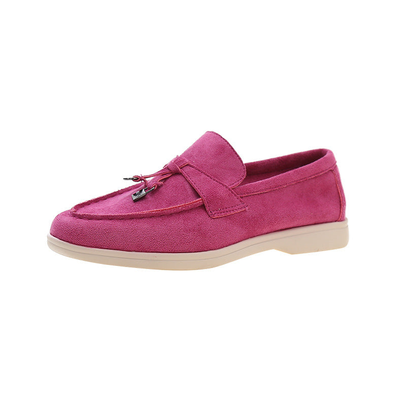 Modieuze dames loafers met een stevige, comfortabele zool, stijlvolle instappers voor langdurig draagcomfort.