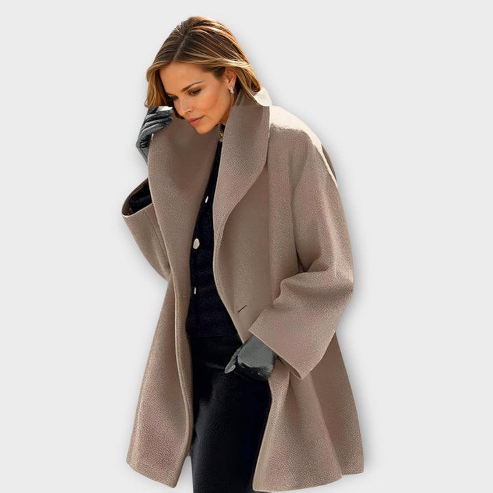 Zachte dames oversized wikkeljas met ceintuur, een comfortabele en stijlvolle keuze voor elke gelegenheid.