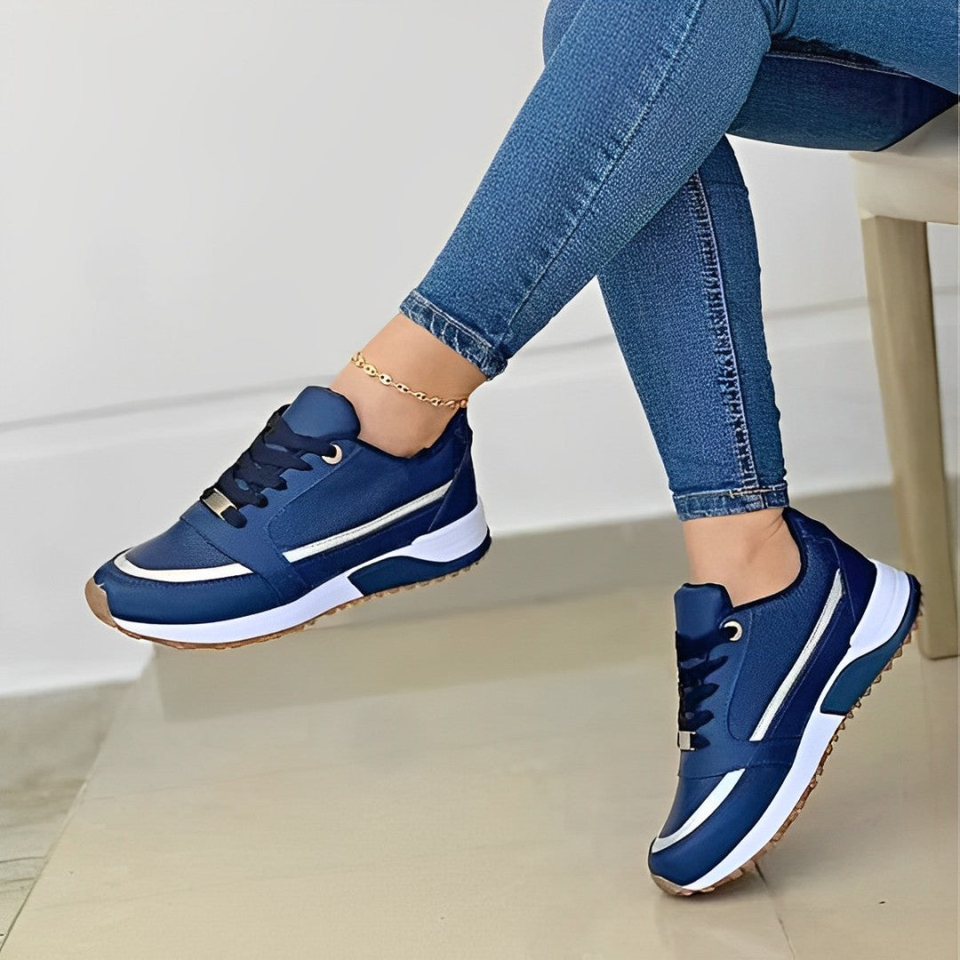 Elegante dames sneakers. Stijlvolle en comfortabele sportschoenen voor veelzijdig gebruik, perfect voor mode en voetcomfort.