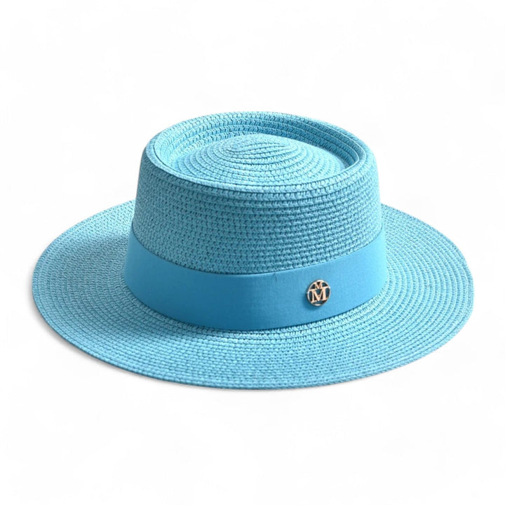 Dames hoed met extra brede rand biedt superieure zonbescherming; ideaal als elegante zomerhoed.
