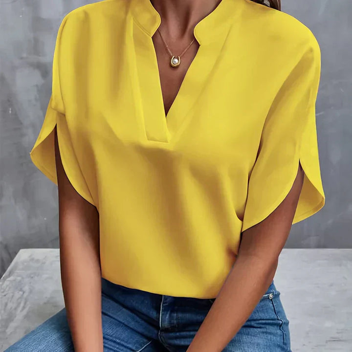 Comfortabele en trendy damesblouse Isabella, lichtvallend en elegant voor een moeiteloze, modieuze uitstraling.