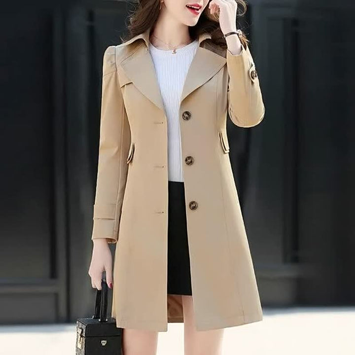 BossCoat™ damesjas, trendy overslagmodel, elegant en comfortabel, perfect voor zowel casual als chique dames.
