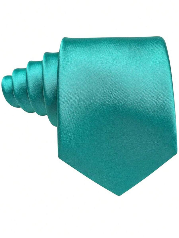 Hoogwaardige effen kleur polyester stropdas, duurzaam en comfortabel voor dagelijks gebruik.