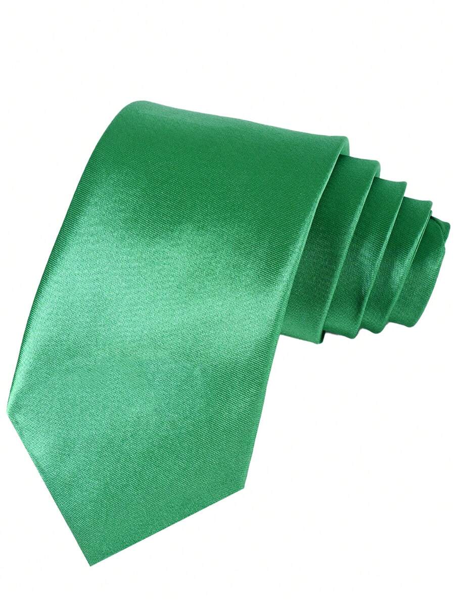 Essentieel mannenmode accessoire: een effen kleur stropdas voor elke gelegenheid.