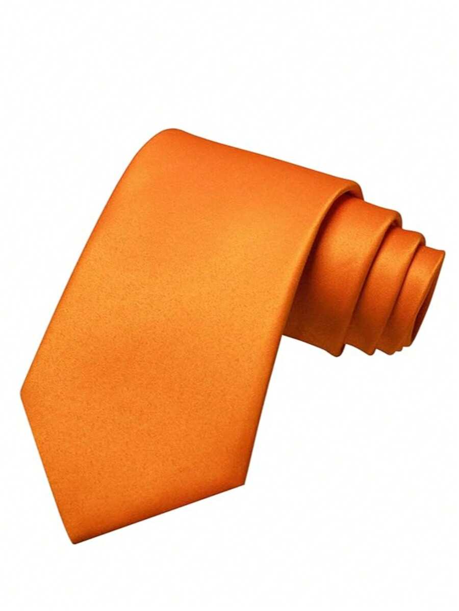 Professionele effen kleur stropdas voor het kantoor, perfecte aanvulling op uw kostuum.