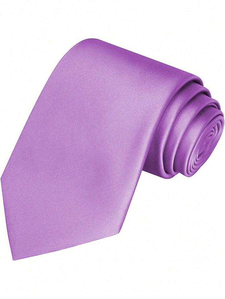 Strakke effen kleur stropdas, ontworpen voor de moderne man die waarde hecht aan stijl.