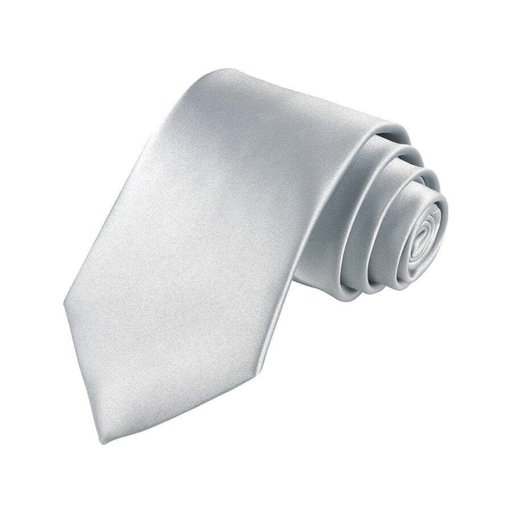 Moderne polyester effen kleur stropdas, een stijlvol accessoire voor mannenmode.