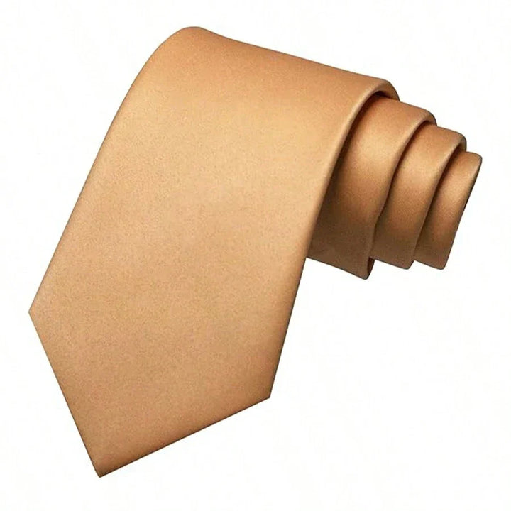 Formele effen zwarte stropdas, een essentieel accessoire voor elke moderne heer.