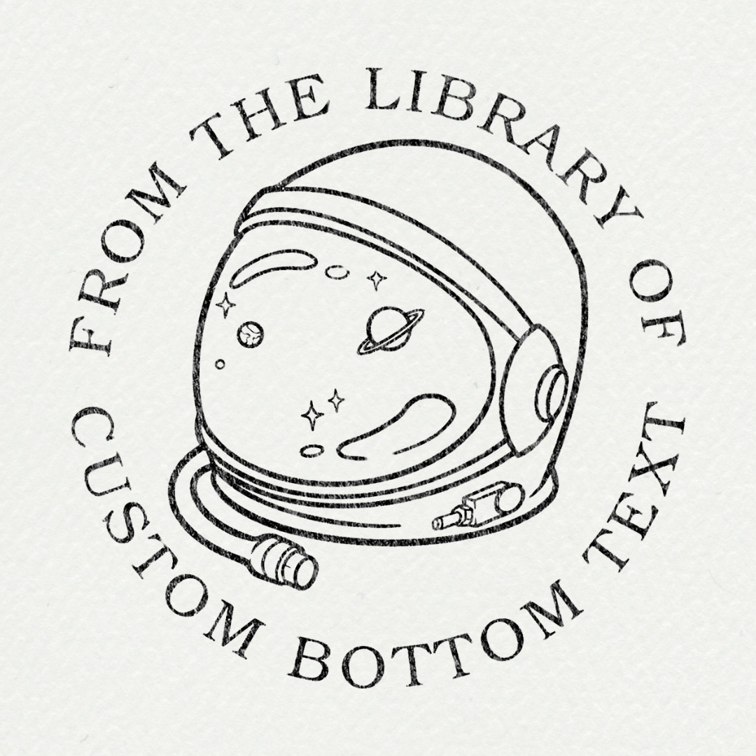 Reliëf stempel voor boeken, een elegant en uniek design dat je stationery personaliseert.