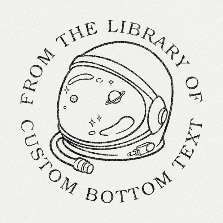 Reliëf stempel voor boeken, een elegant en uniek design dat je stationery personaliseert.