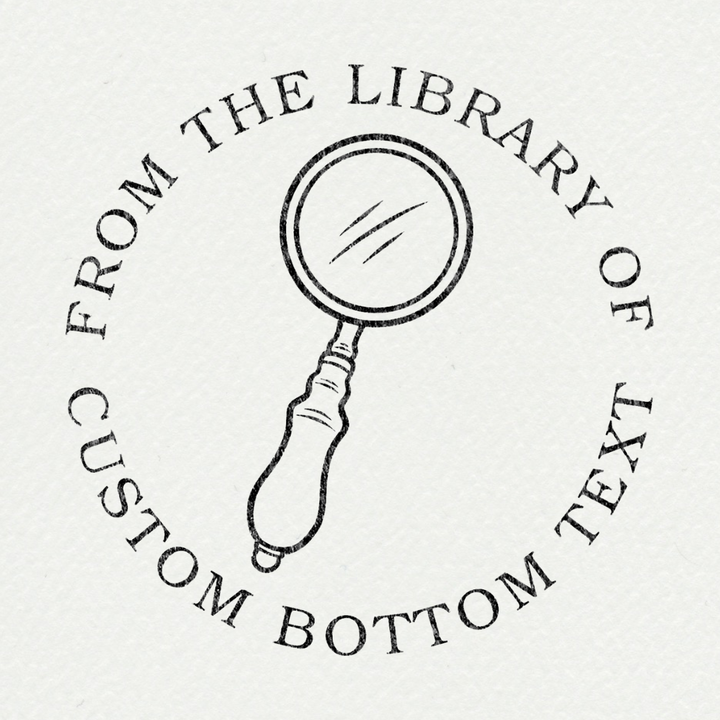 Boekenstempel met uniek design. Ideaal voor het personaliseren van je boeken en als cadeau.