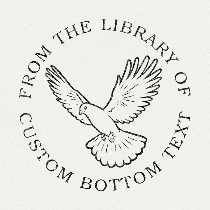 Elegante reliëf stempel voor boeken en meer. Een uniek cadeau voor de creatieve hobbyist.