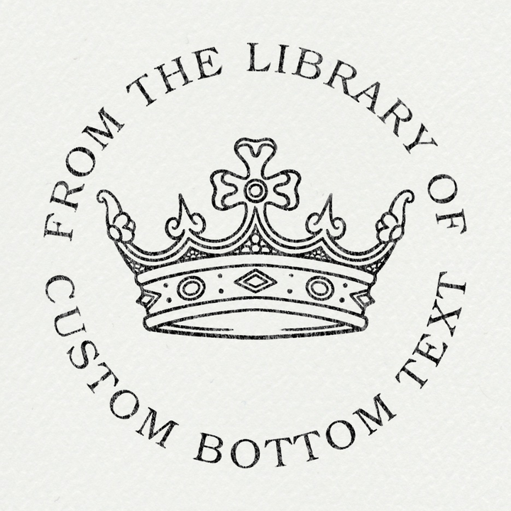 Boekenstempel met milieuvriendelijk design. Personaliseer je briefpapier en doe-het-zelf projecten.