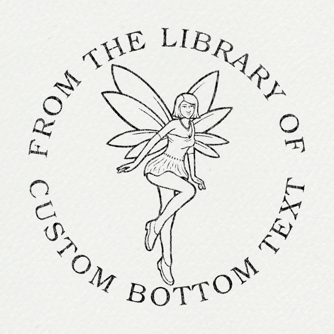 Elegante creatieve hobby stempel voor personaliseren van boeken, briefpapier met uniek reliëf.