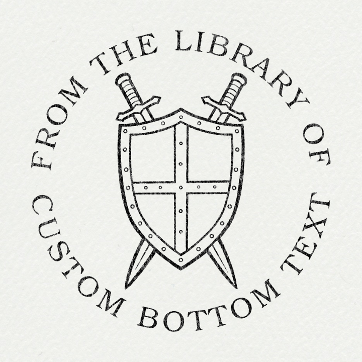Uniek design reliëf stempel voor briefpapier. Personaliseer je stationery en boeken inktloos.