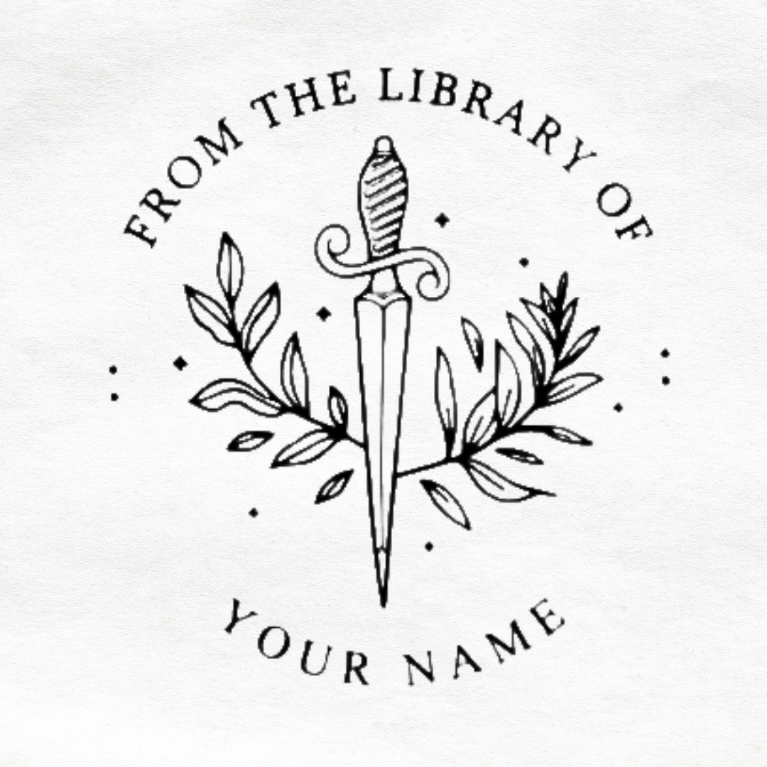 Maatwerk embossing stempel voor boeken; een uniek cadeau. Geeft elegant reliëf aan elk item.