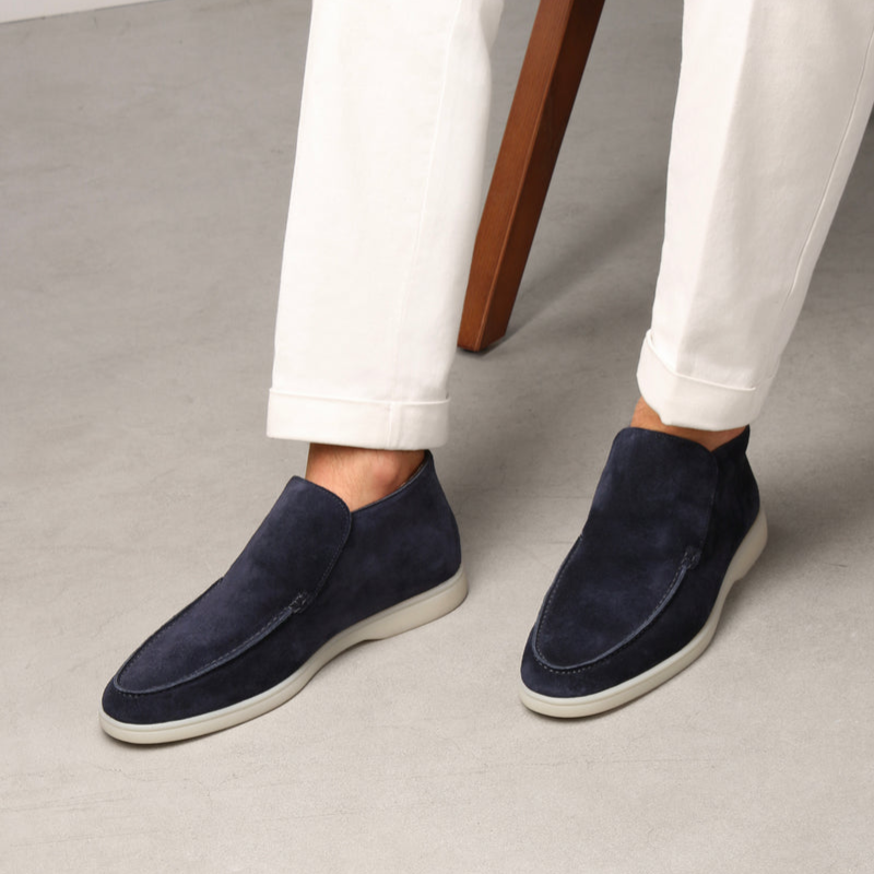 Elegante herenloafers van luxe leer, ideaal voor tijdloze stijl en optimaal comfort.