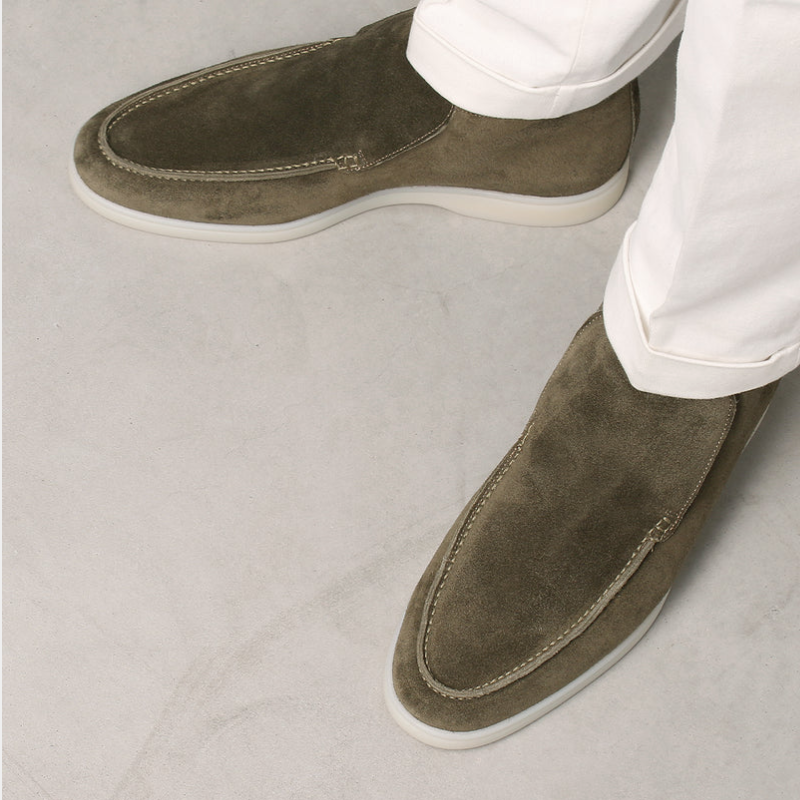 Klassieke zwarte herenloafers, elegant en comfortabel voor een verfijnde look.