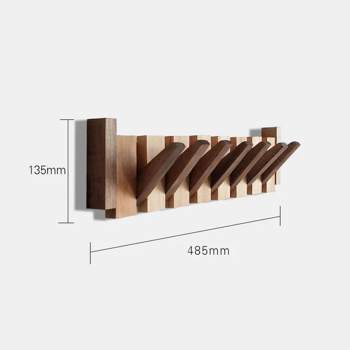 HarmonyCoat: de elegante houten piano wandkapstok. Stijlvolle en functionele halorganisatie in één.