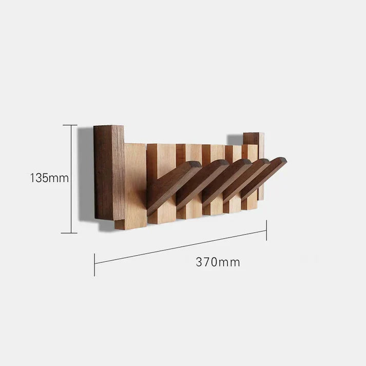 Design piano kapstok van duurzaam hout. Een moderne en functionele toevoeging voor hal of woonkamer.