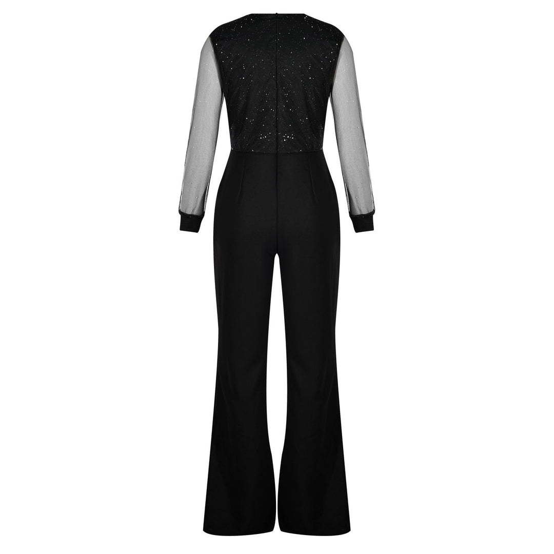 Modieuze Hoymans dames jumpsuit, zwart en elegant. Ideaal voor vrije tijd en casual chic. Comfortabele dameskleding.