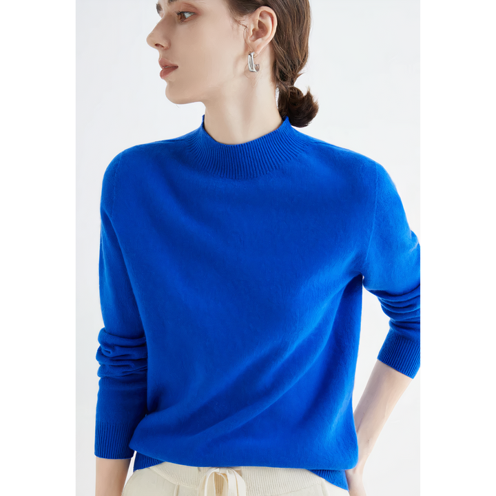 "Elegante kasjmier trui voor dames, gebreid, veelzijdig ontwerp in diverse kleuren, biedt luxe en comfort voor dagelijks gebr